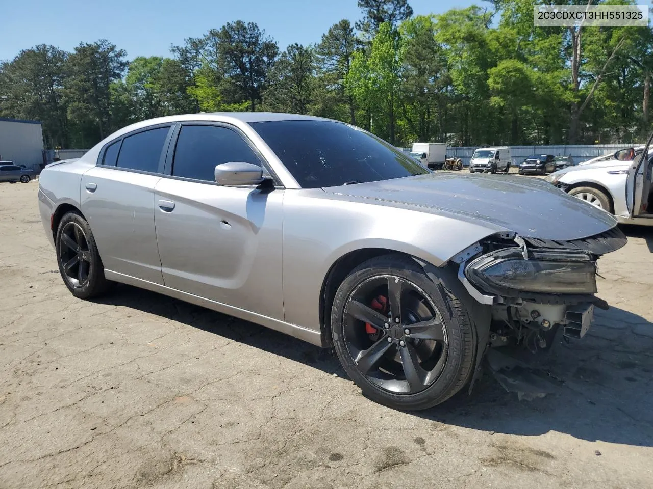 2017 Dodge Charger R/T VIN: 2C3CDXCT3HH551325 Lot: 51591474