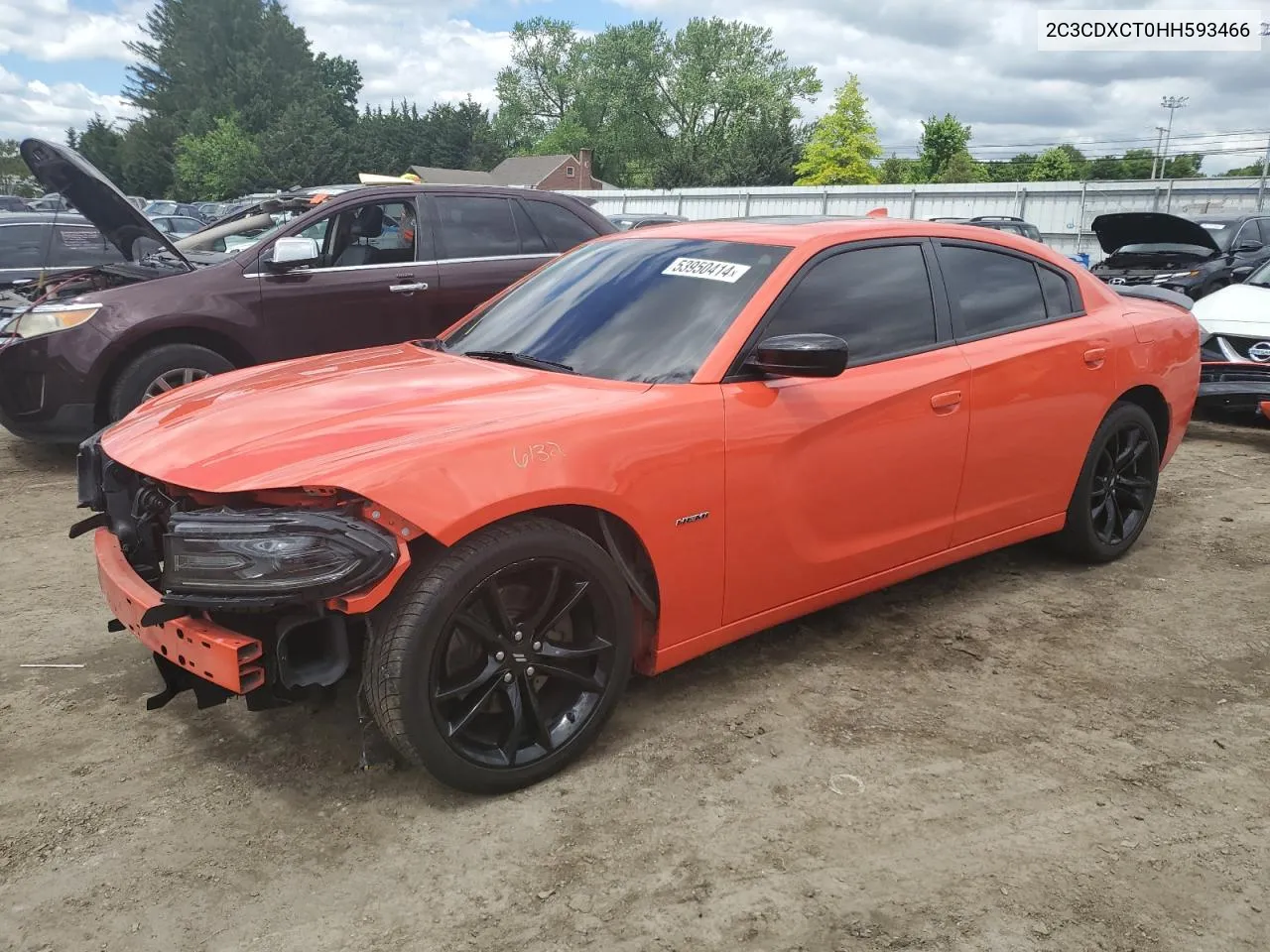 2017 Dodge Charger R/T VIN: 2C3CDXCT0HH593466 Lot: 53950414