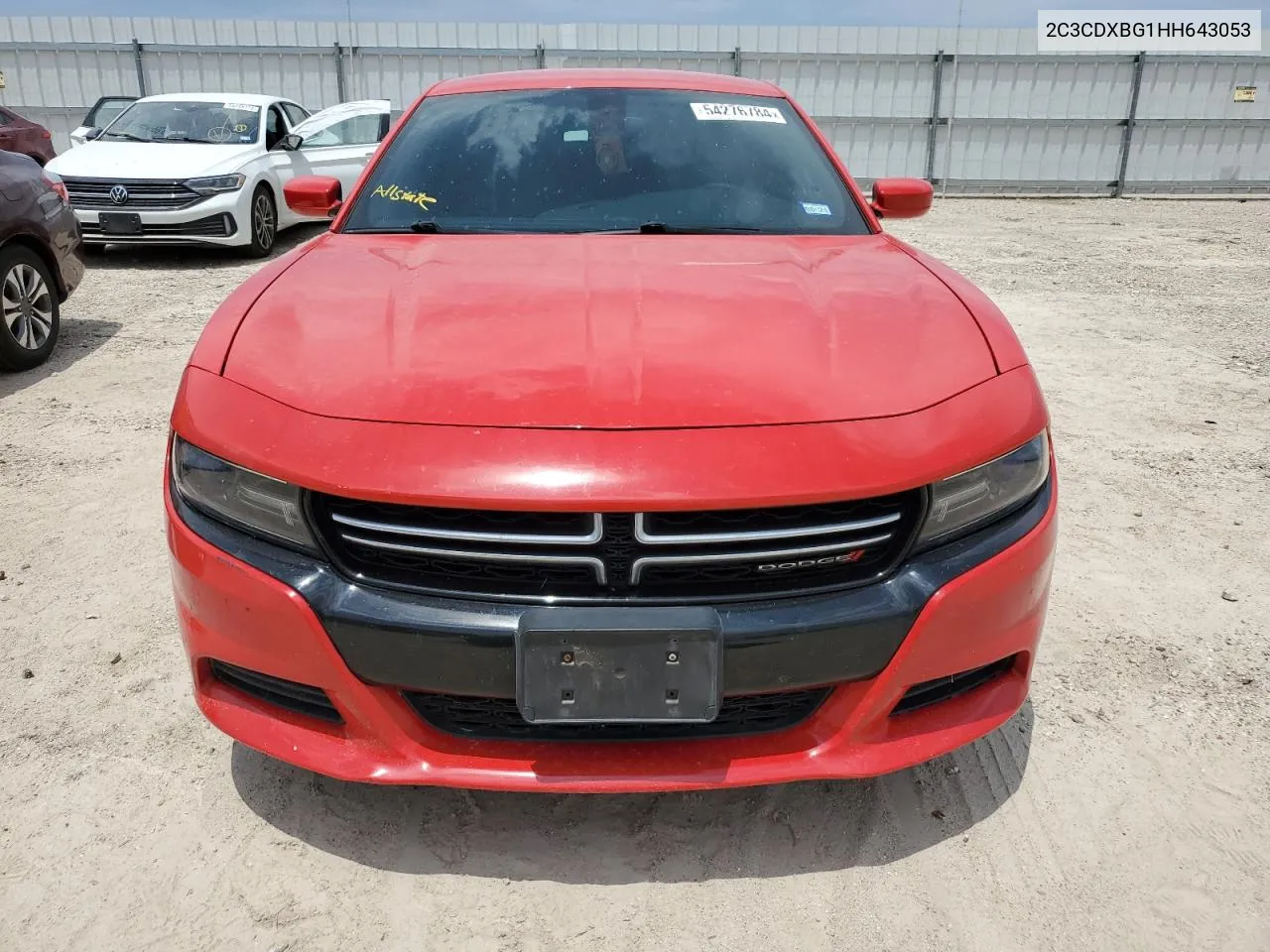 2C3CDXBG1HH643053 2017 Dodge Charger Se