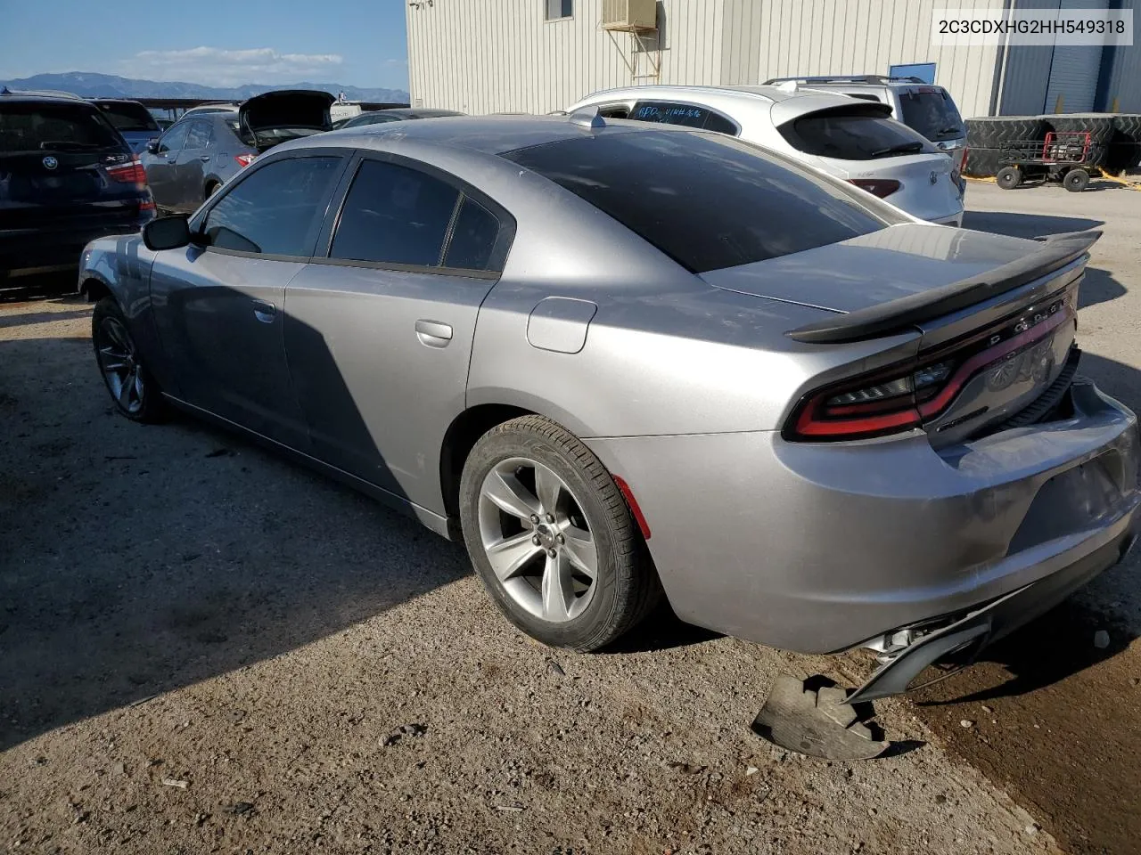 2017 Dodge Charger Sxt VIN: 2C3CDXHG2HH549318 Lot: 54285484