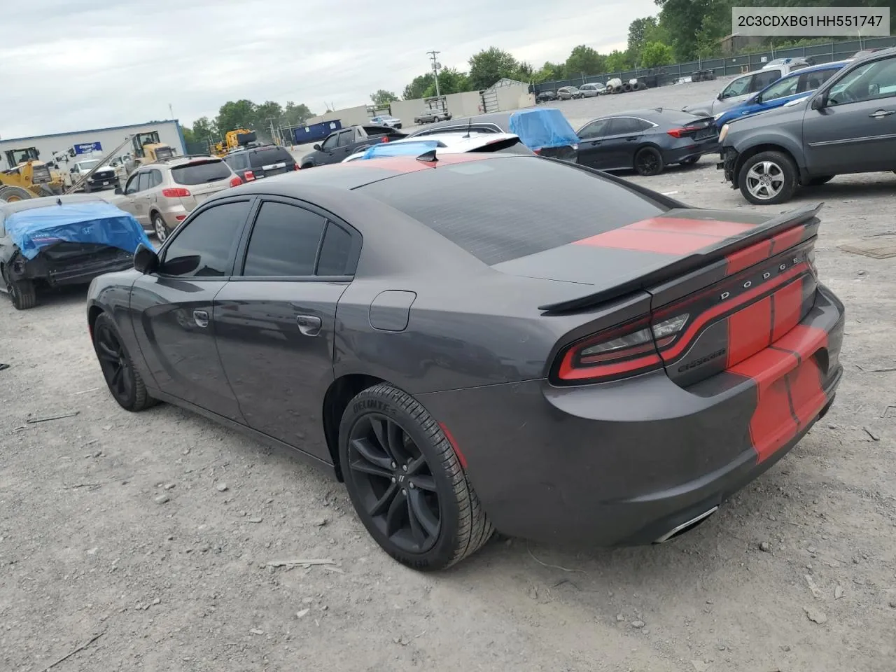 2C3CDXBG1HH551747 2017 Dodge Charger Se