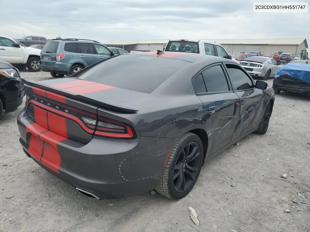 2C3CDXBG1HH551747 2017 Dodge Charger Se