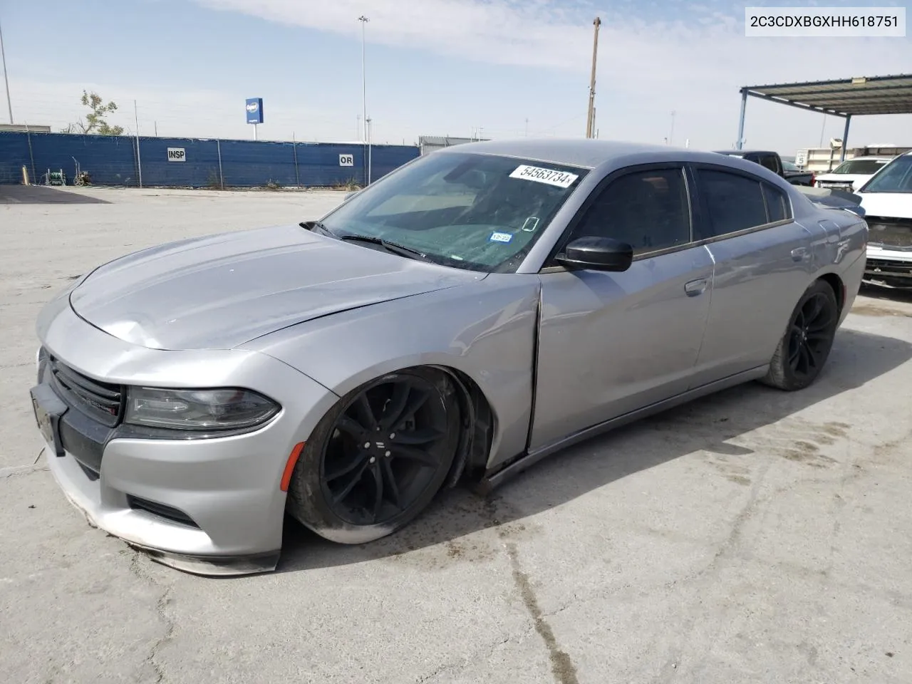 2C3CDXBGXHH618751 2017 Dodge Charger Se