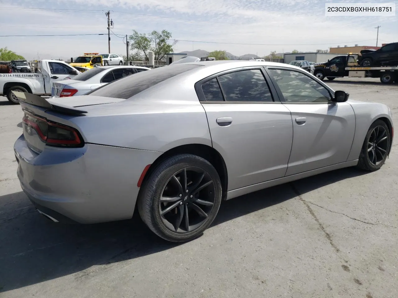 2C3CDXBGXHH618751 2017 Dodge Charger Se