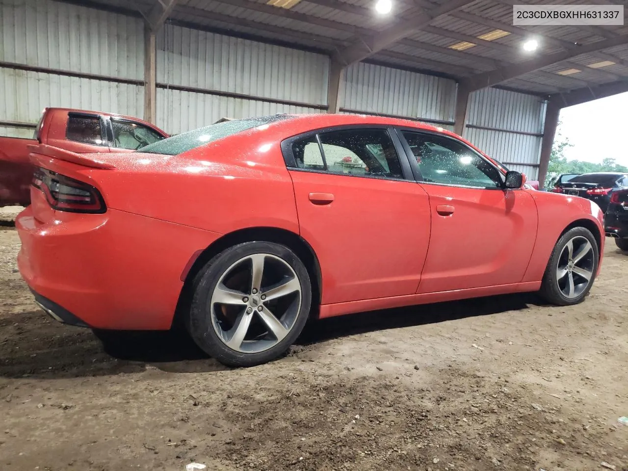 2017 Dodge Charger Se VIN: 2C3CDXBGXHH631337 Lot: 54604604