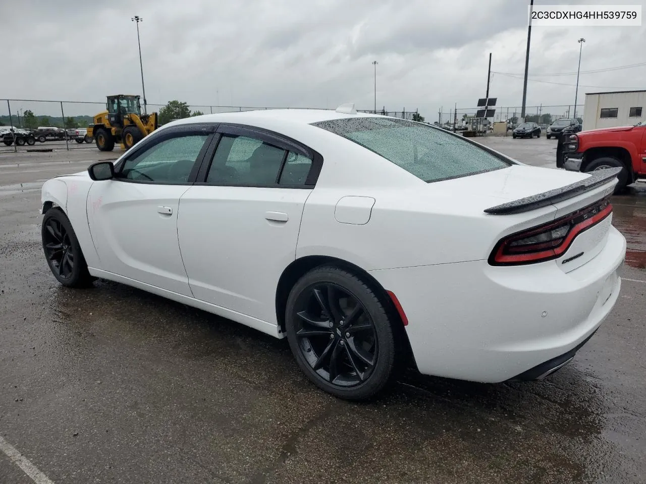 2017 Dodge Charger Sxt VIN: 2C3CDXHG4HH539759 Lot: 54619304