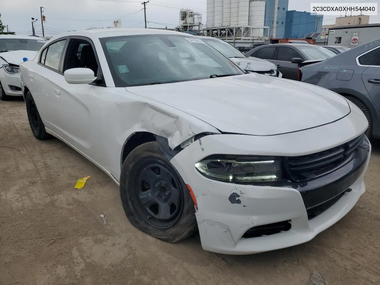 2017 Dodge Charger Police VIN: 2C3CDXAGXHH544040 Lot: 54755004