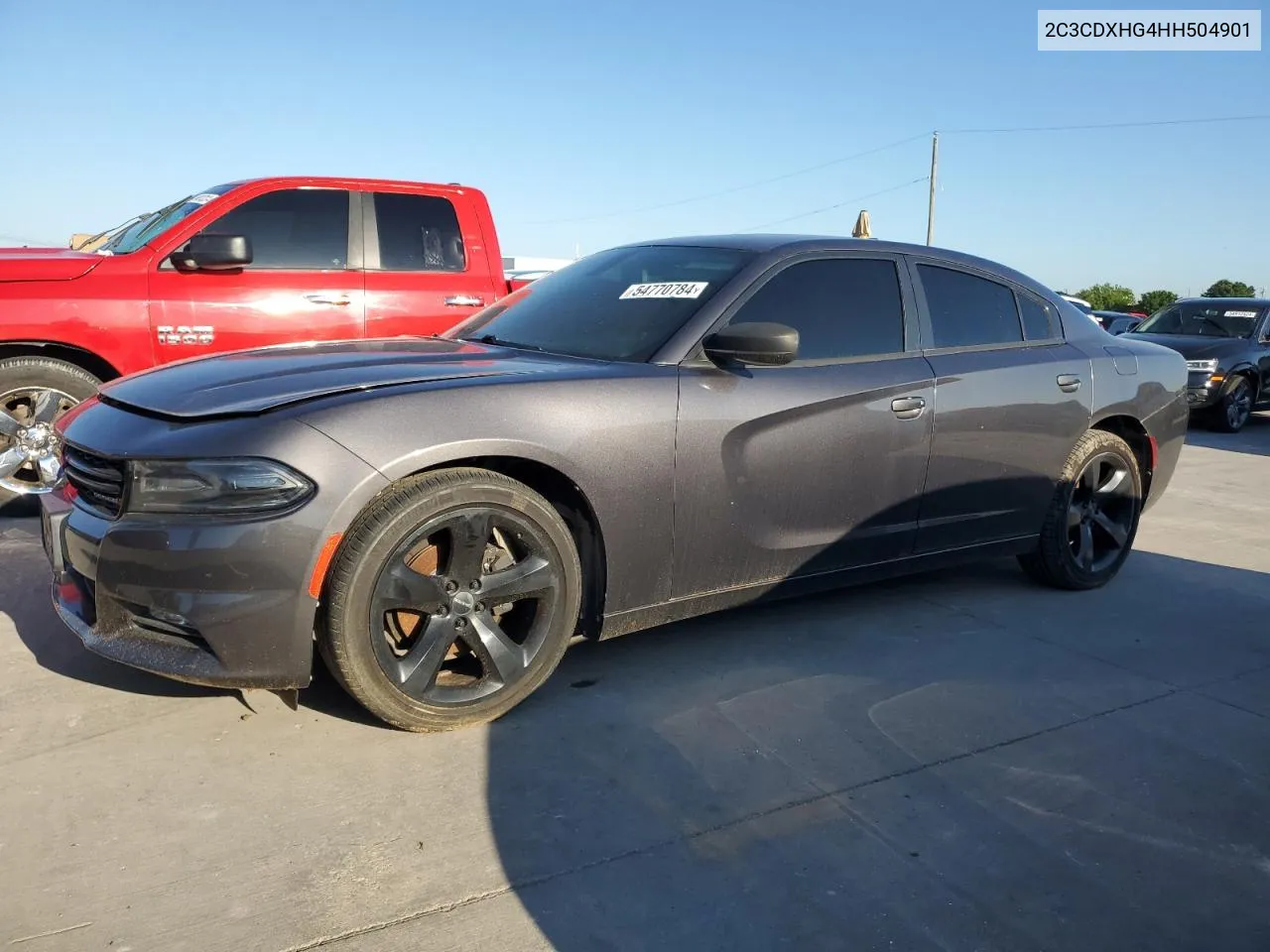 2017 Dodge Charger Sxt VIN: 2C3CDXHG4HH504901 Lot: 54770784