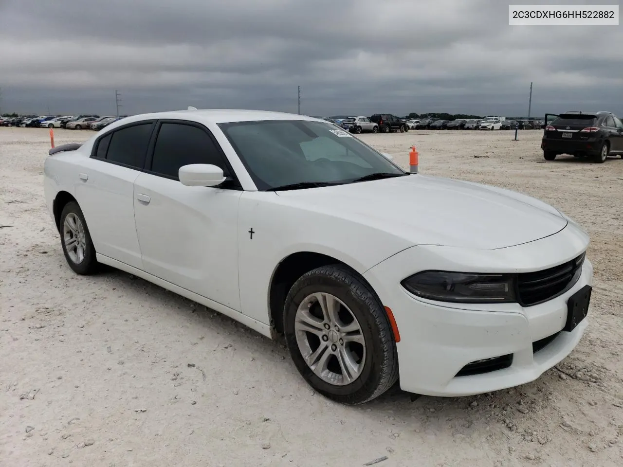 2017 Dodge Charger Sxt VIN: 2C3CDXHG6HH522882 Lot: 54898594