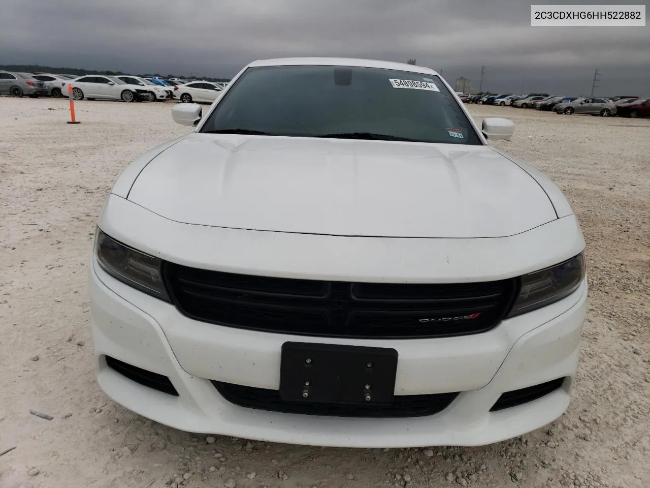 2017 Dodge Charger Sxt VIN: 2C3CDXHG6HH522882 Lot: 54898594