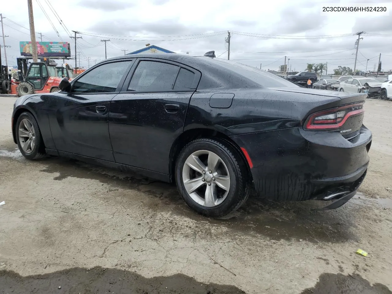 2017 Dodge Charger Sxt VIN: 2C3CDXHG6HH524230 Lot: 55328534