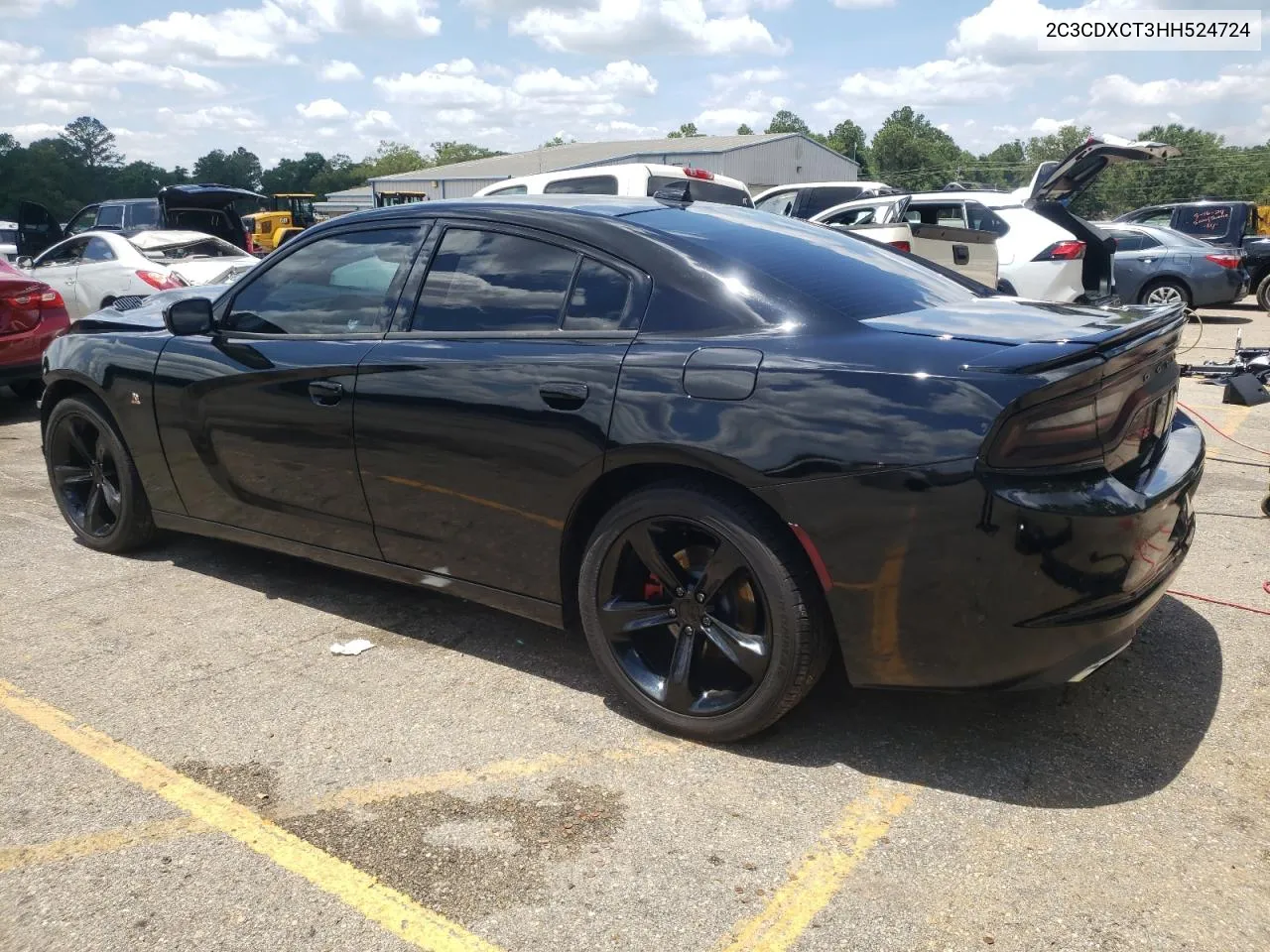 2017 Dodge Charger R/T VIN: 2C3CDXCT3HH524724 Lot: 55723814