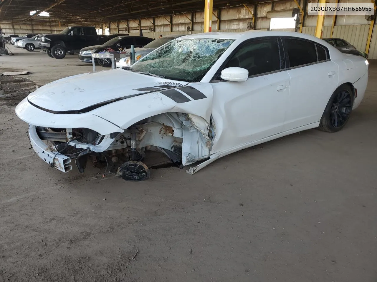 2C3CDXBG7HH656955 2017 Dodge Charger Se