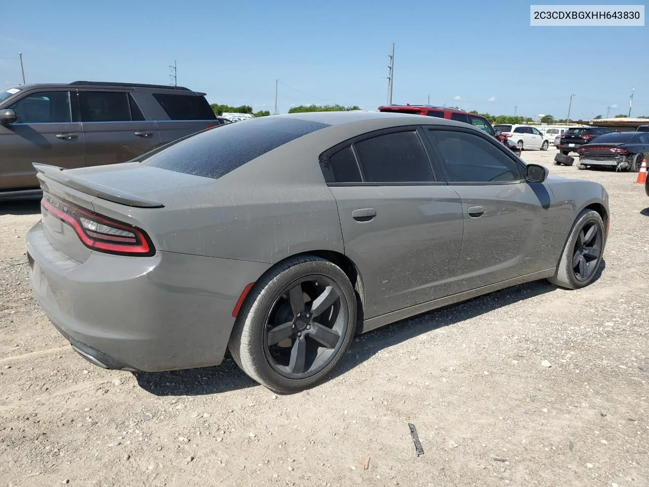 2C3CDXBGXHH643830 2017 Dodge Charger Se