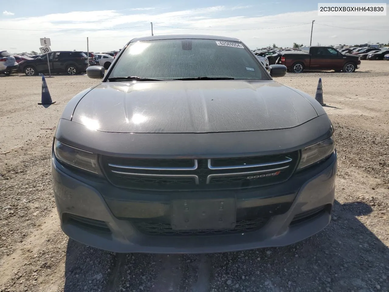 2C3CDXBGXHH643830 2017 Dodge Charger Se