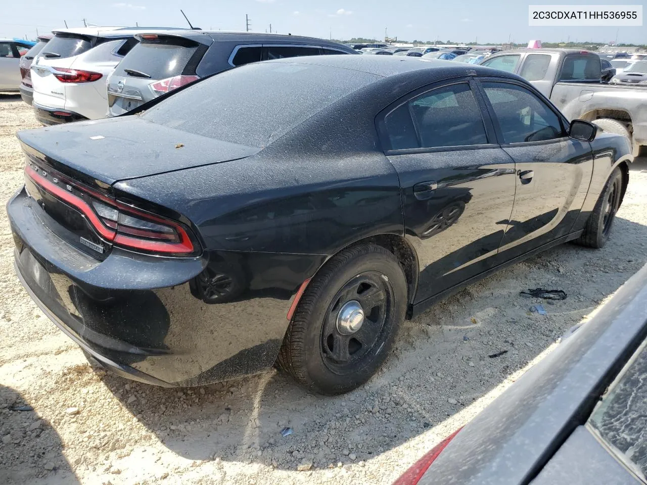 2017 Dodge Charger Police VIN: 2C3CDXAT1HH536955 Lot: 63546234