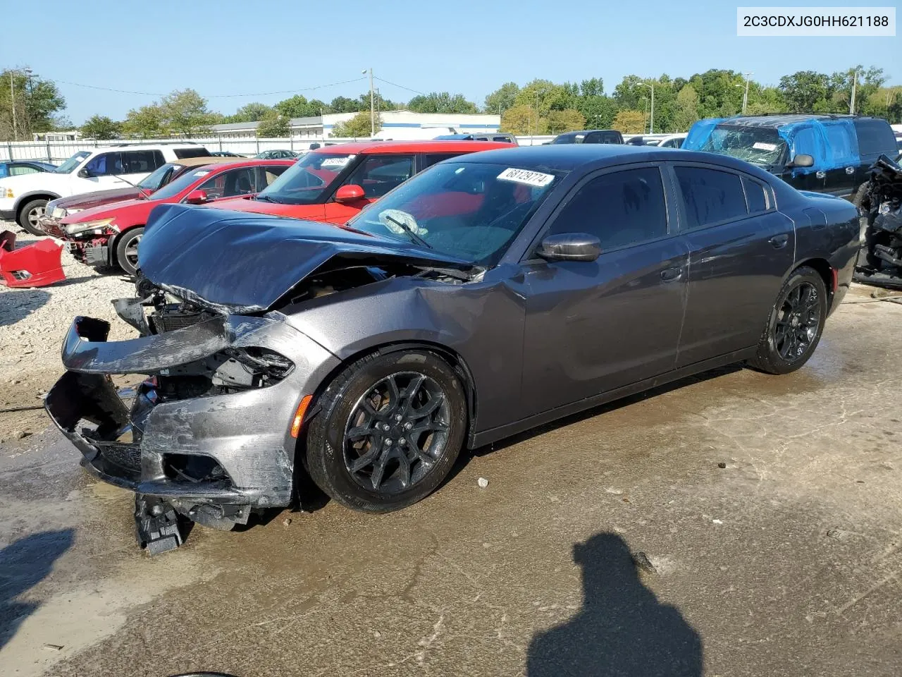 2017 Dodge Charger Sxt VIN: 2C3CDXJG0HH621188 Lot: 68129774