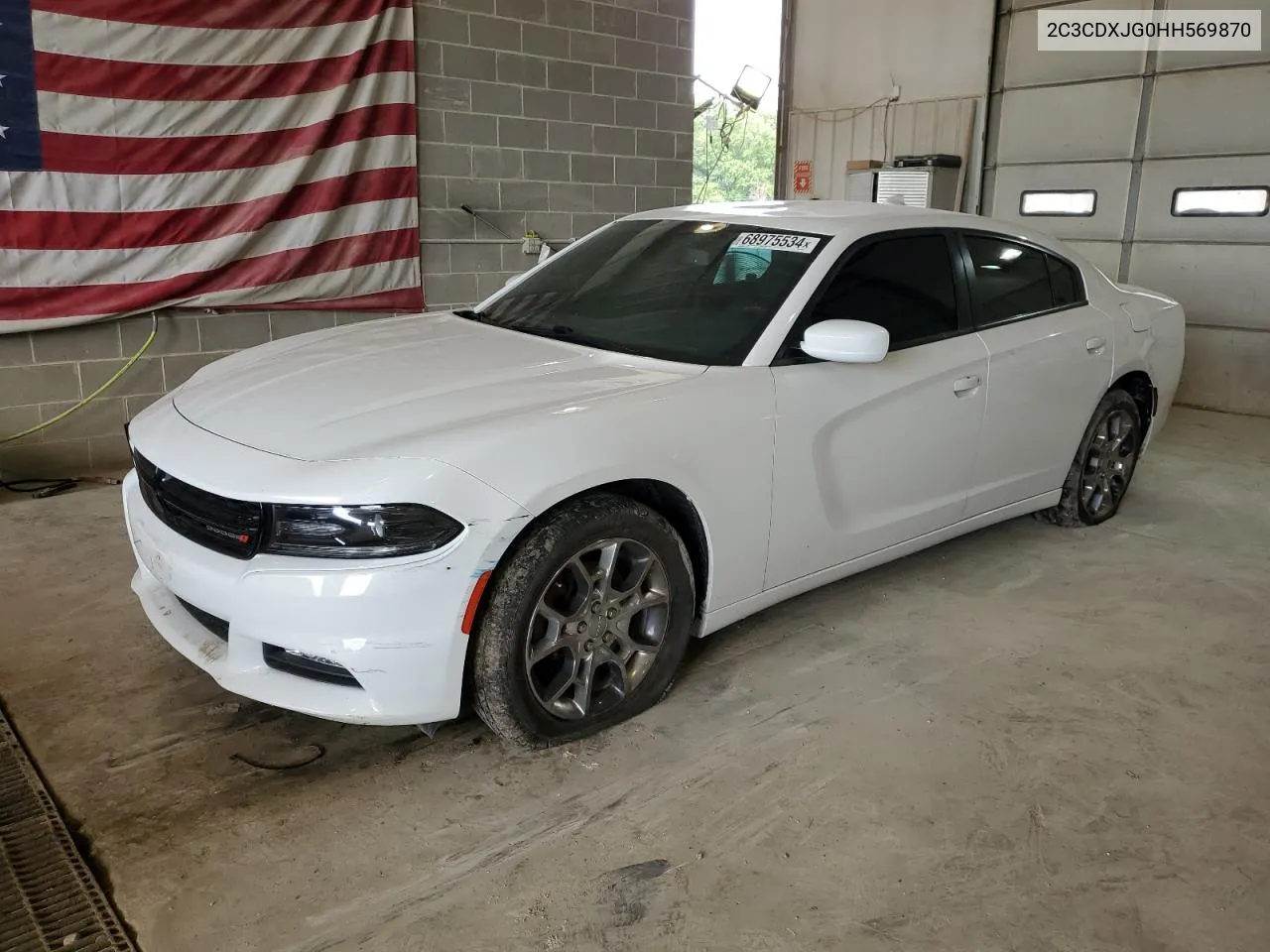 2C3CDXJG0HH569870 2017 Dodge Charger Sxt