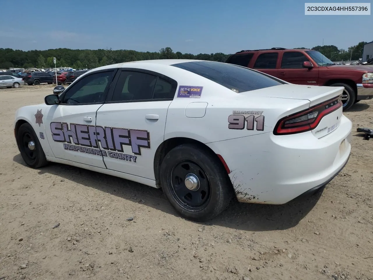 2017 Dodge Charger Police VIN: 2C3CDXAG4HH557396 Lot: 69315024