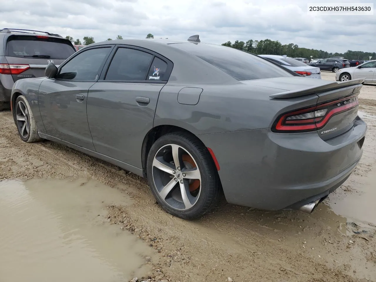 2017 Dodge Charger Sxt VIN: 2C3CDXHG7HH543630 Lot: 69813464