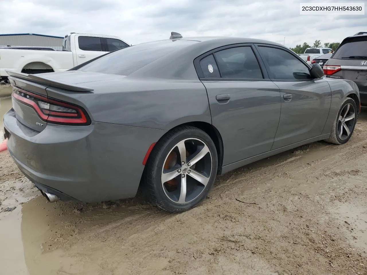 2017 Dodge Charger Sxt VIN: 2C3CDXHG7HH543630 Lot: 69813464