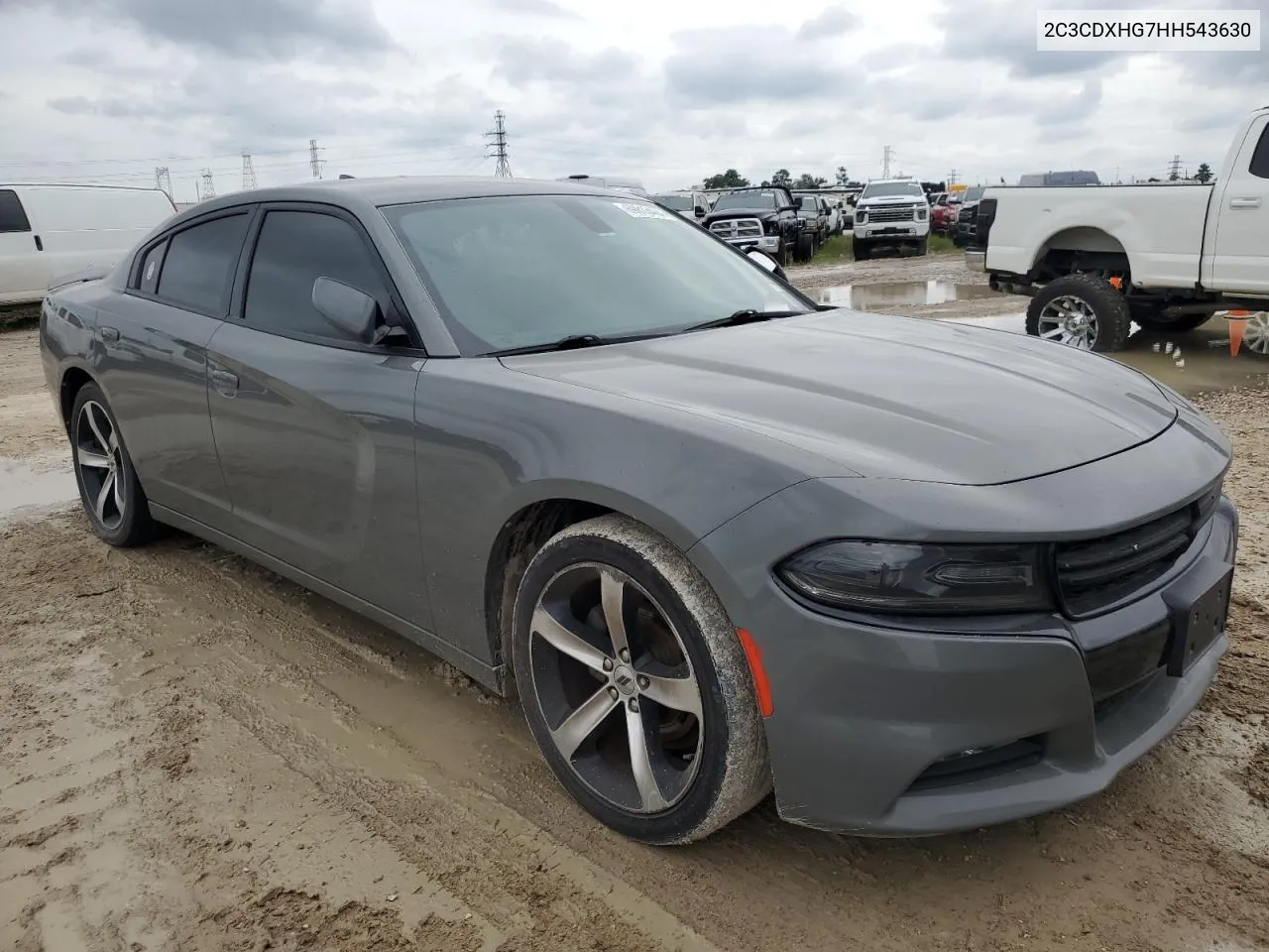 2C3CDXHG7HH543630 2017 Dodge Charger Sxt