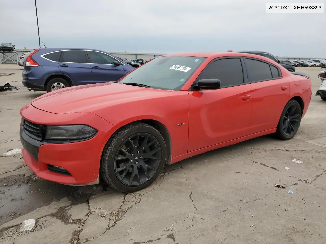 2017 Dodge Charger R/T VIN: 2C3CDXCTXHH593393 Lot: 70091184