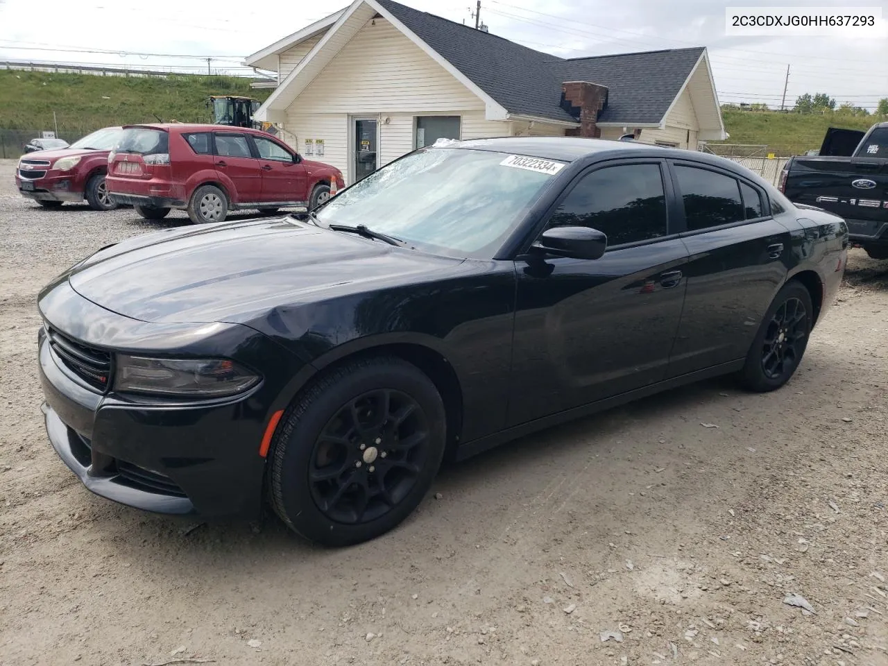 2017 Dodge Charger Sxt VIN: 2C3CDXJG0HH637293 Lot: 70322334