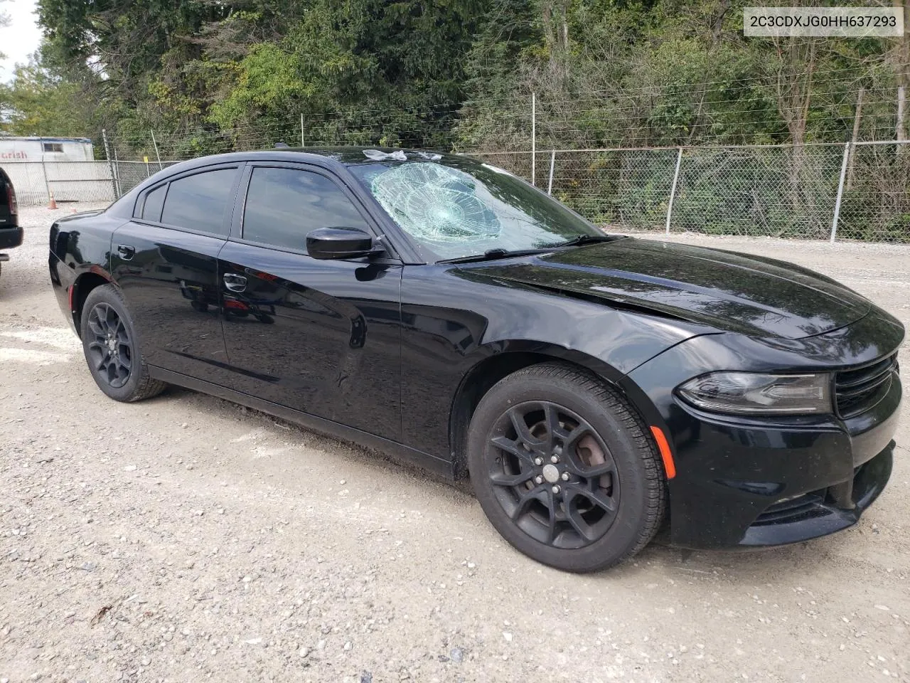 2017 Dodge Charger Sxt VIN: 2C3CDXJG0HH637293 Lot: 70322334