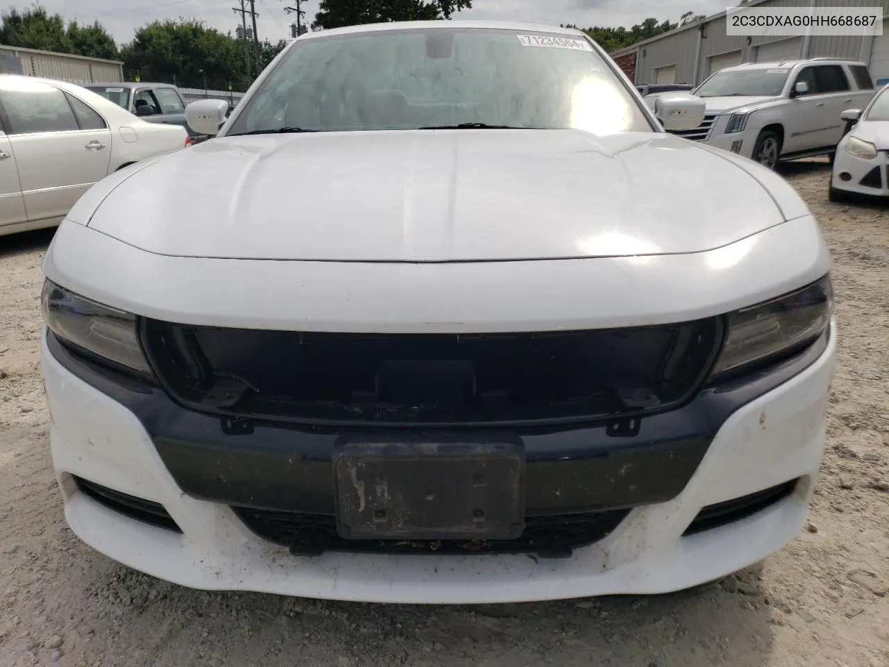 2017 Dodge Charger Police VIN: 2C3CDXAG0HH668687 Lot: 71234564