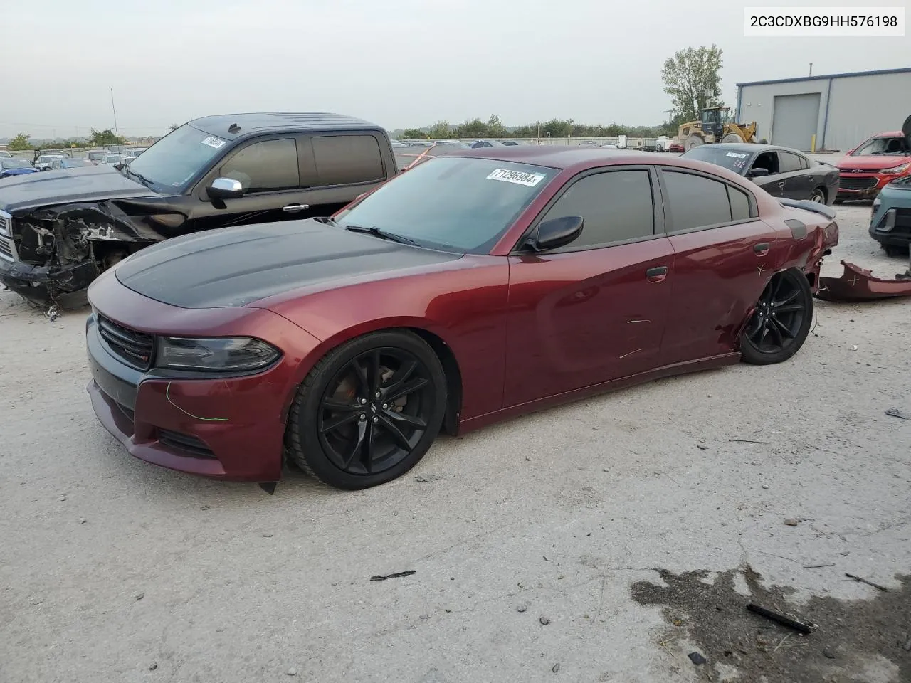 2017 Dodge Charger Se VIN: 2C3CDXBG9HH576198 Lot: 71296984