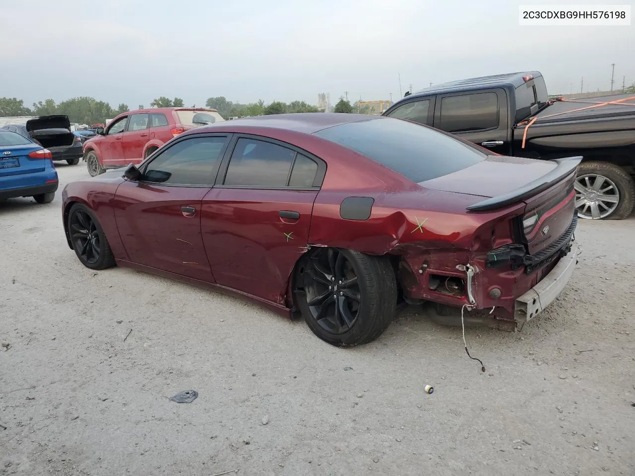 2C3CDXBG9HH576198 2017 Dodge Charger Se