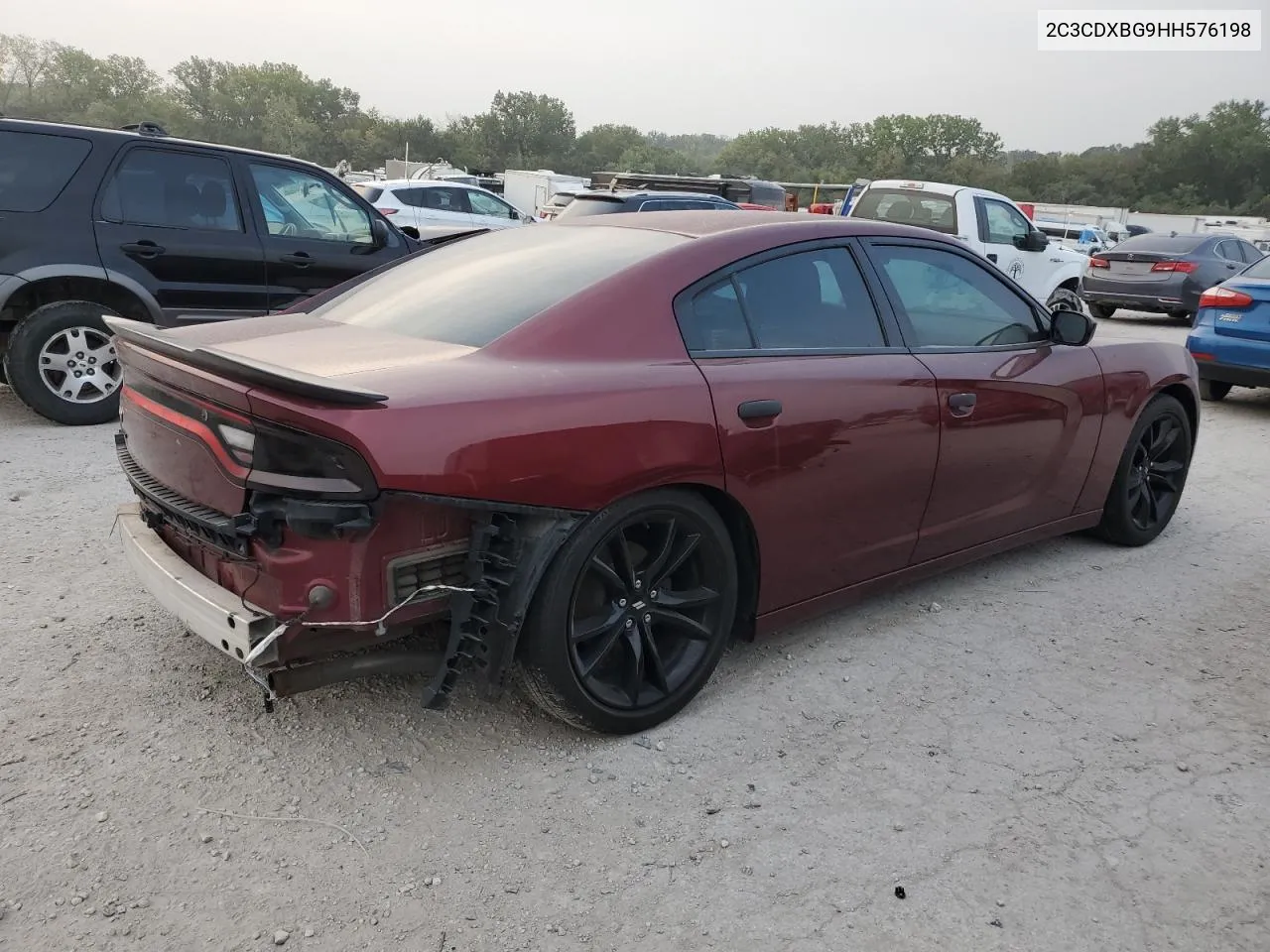 2C3CDXBG9HH576198 2017 Dodge Charger Se