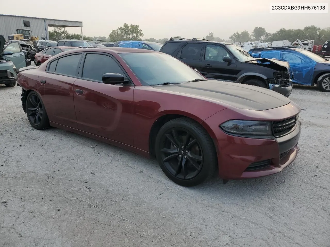 2C3CDXBG9HH576198 2017 Dodge Charger Se