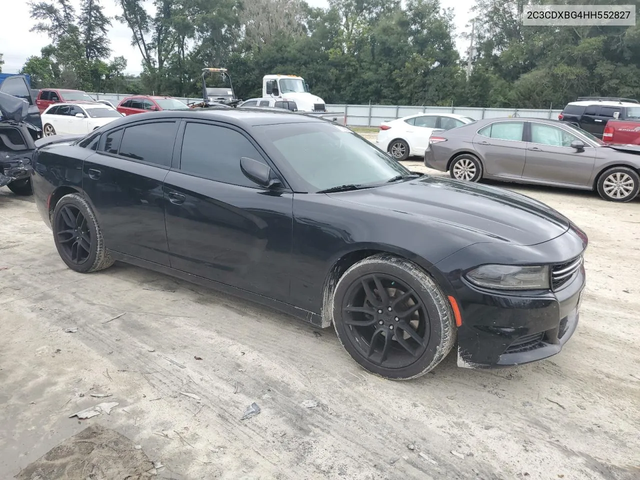 2017 Dodge Charger Se VIN: 2C3CDXBG4HH552827 Lot: 71675834