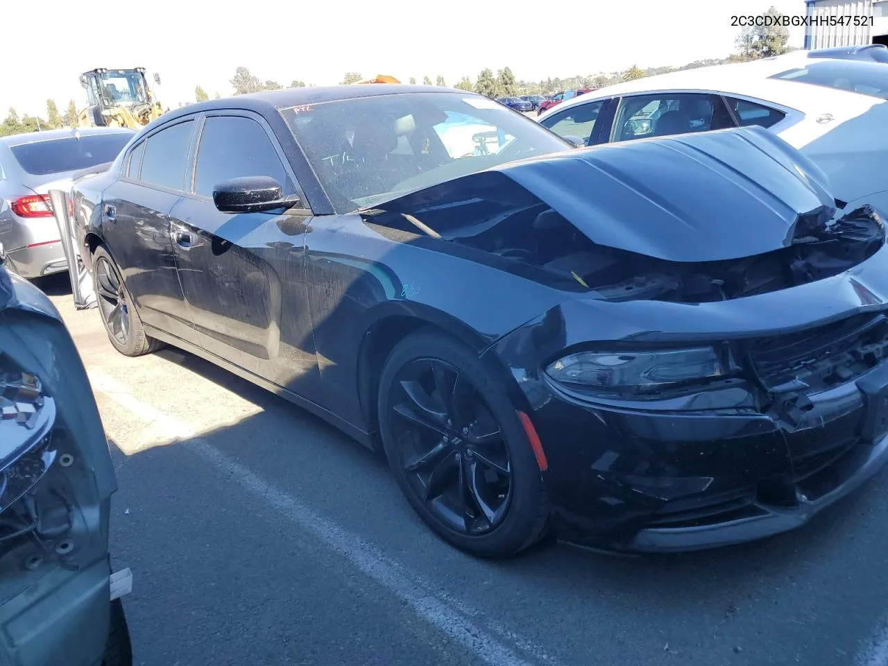 2C3CDXBGXHH547521 2017 Dodge Charger Se