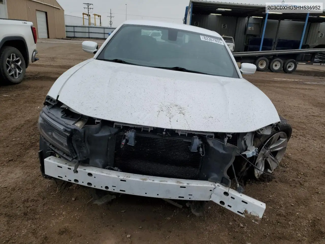 2C3CDXHG5HH536952 2017 Dodge Charger Sxt