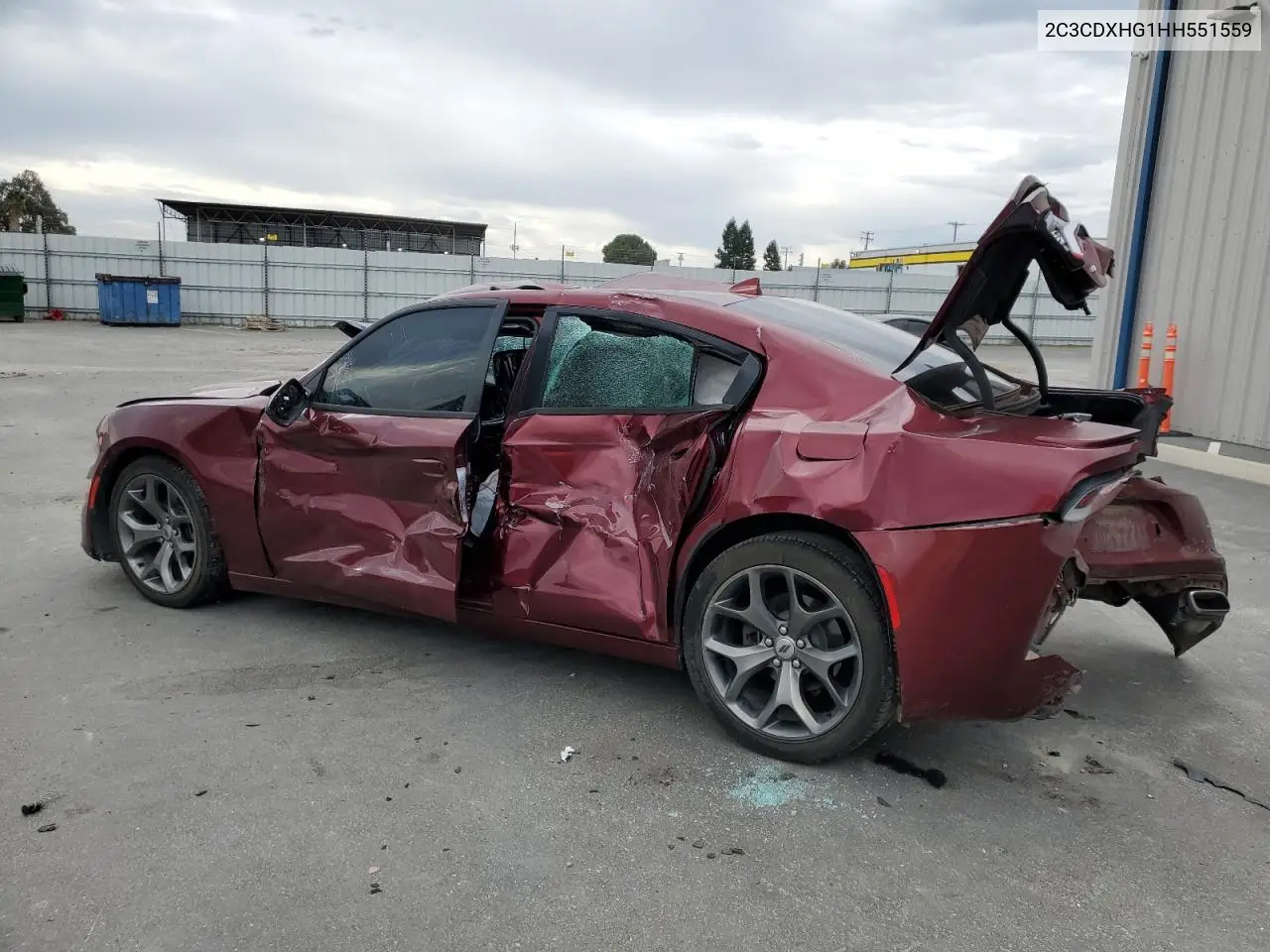 2C3CDXHG1HH551559 2017 Dodge Charger Sxt
