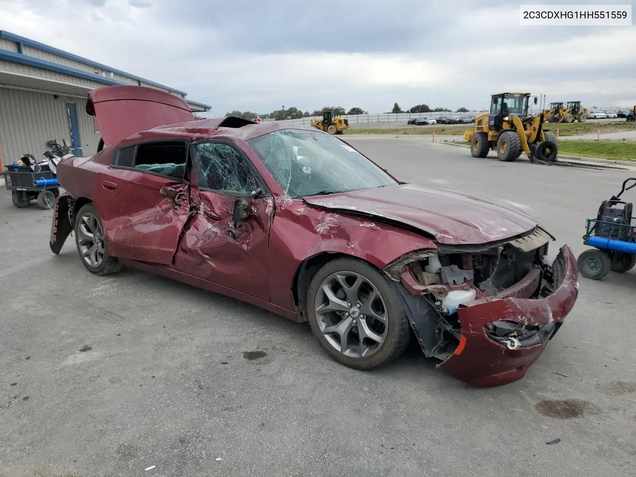 2C3CDXHG1HH551559 2017 Dodge Charger Sxt