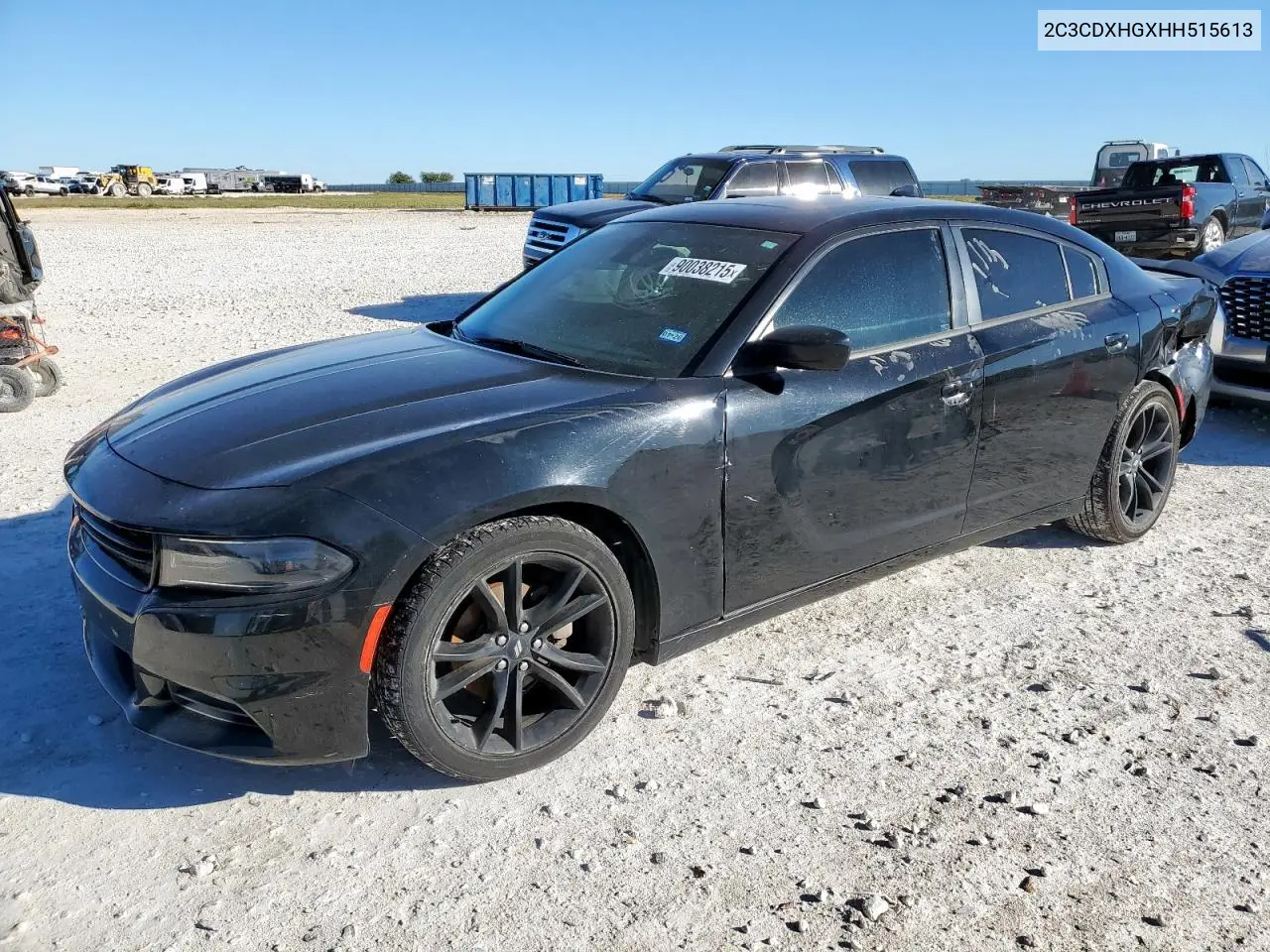 2C3CDXHGXHH515613 2017 Dodge Charger Sxt