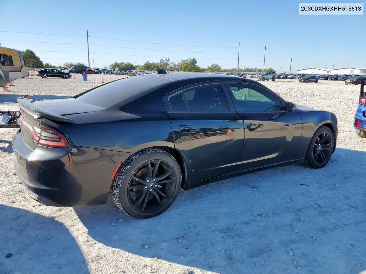 2C3CDXHGXHH515613 2017 Dodge Charger Sxt