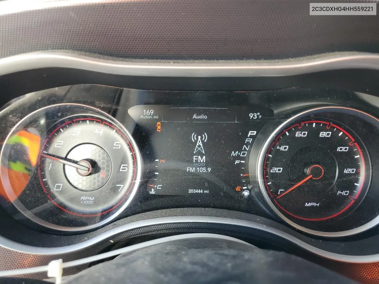 2C3CDXHG4HH559221 2017 Dodge Charger Sxt
