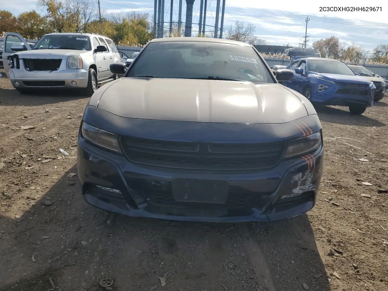 2C3CDXHG2HH629671 2017 Dodge Charger Sxt