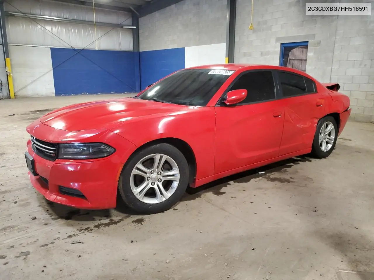 2C3CDXBG7HH518591 2017 Dodge Charger Se