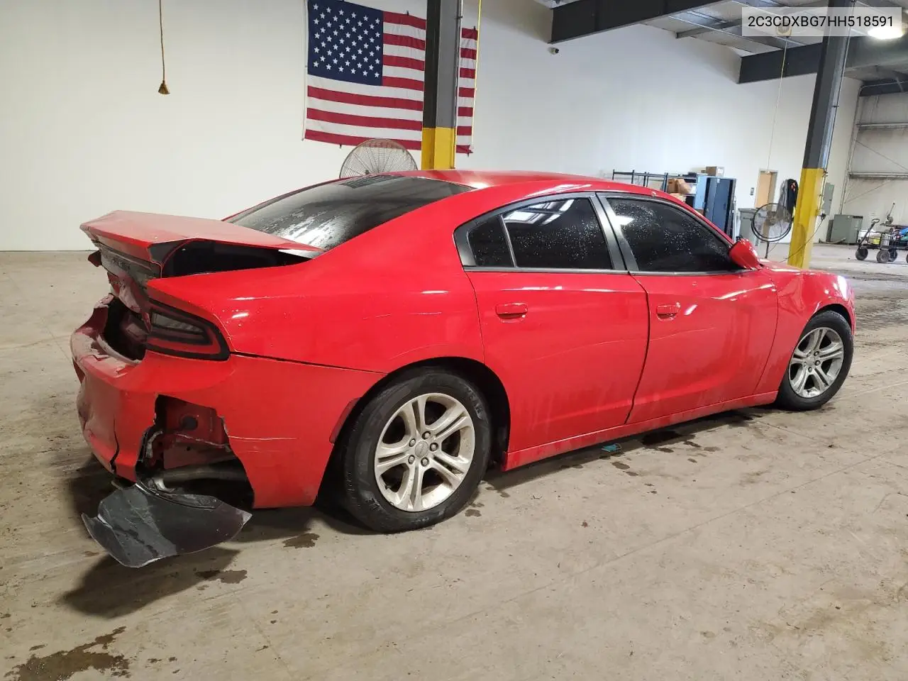 2C3CDXBG7HH518591 2017 Dodge Charger Se