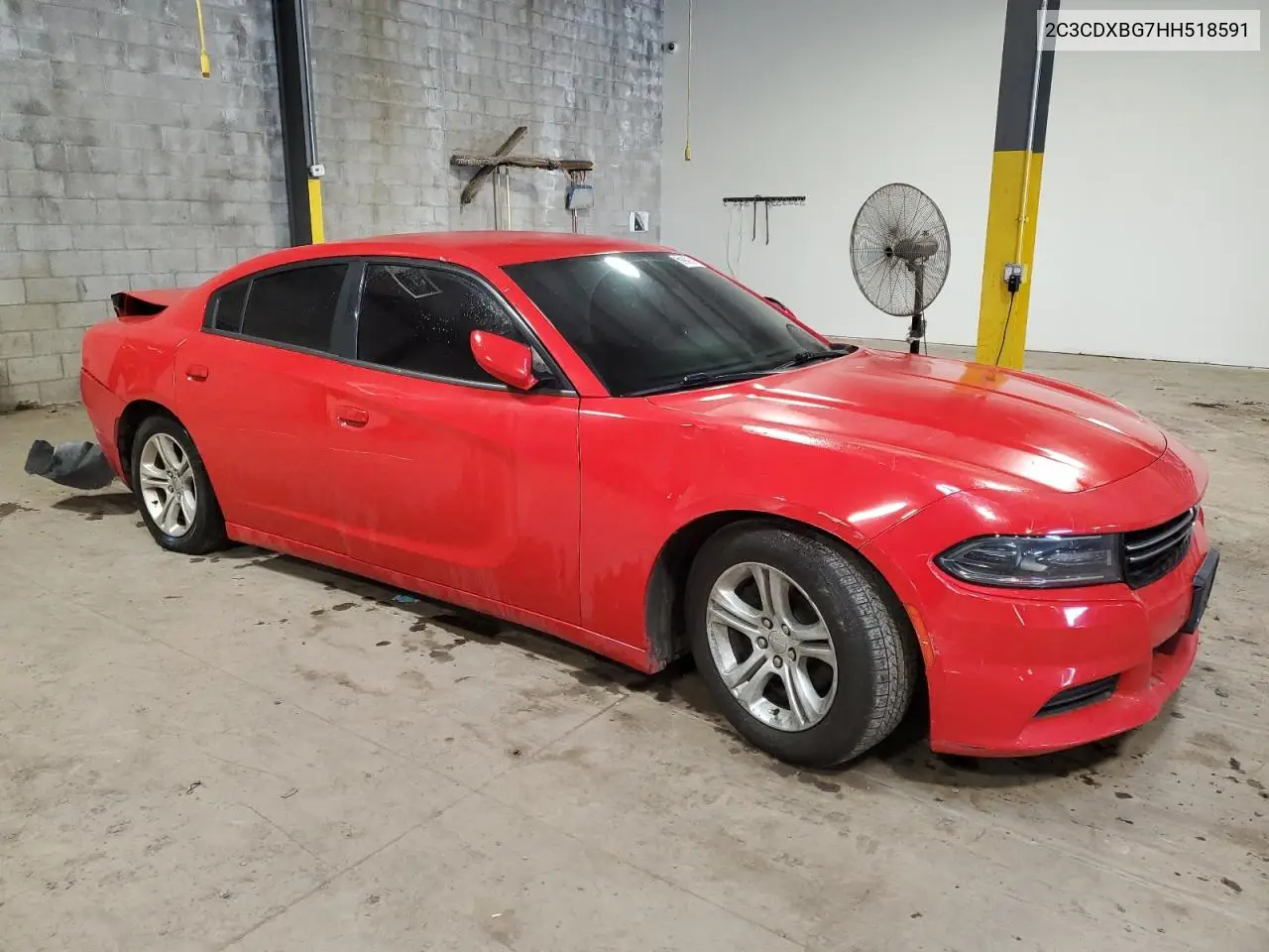 2C3CDXBG7HH518591 2017 Dodge Charger Se