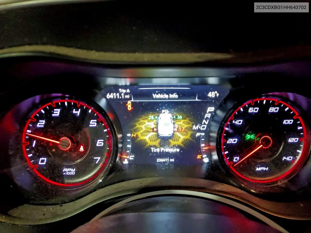2C3CDXBG1HH643702 2017 Dodge Charger Se