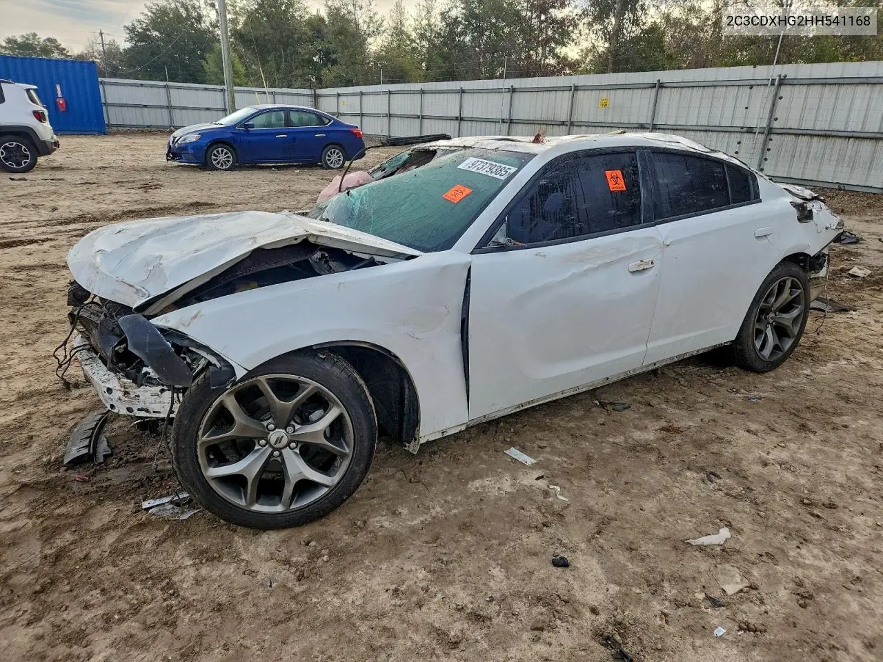 2C3CDXHG2HH541168 2017 Dodge Charger Sxt