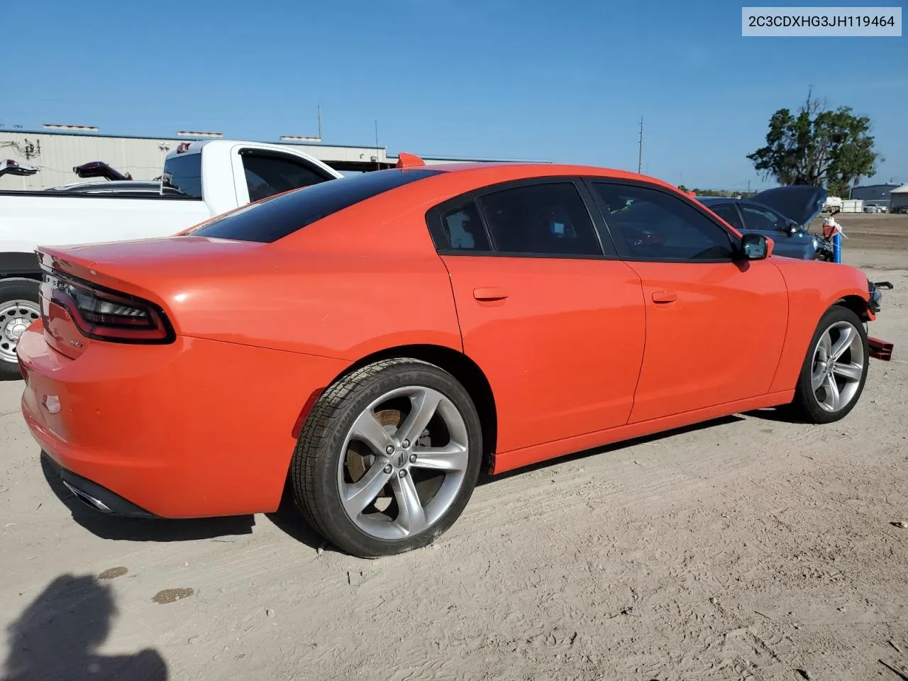 2C3CDXHG3JH119464 2018 Dodge Charger Sxt Plus