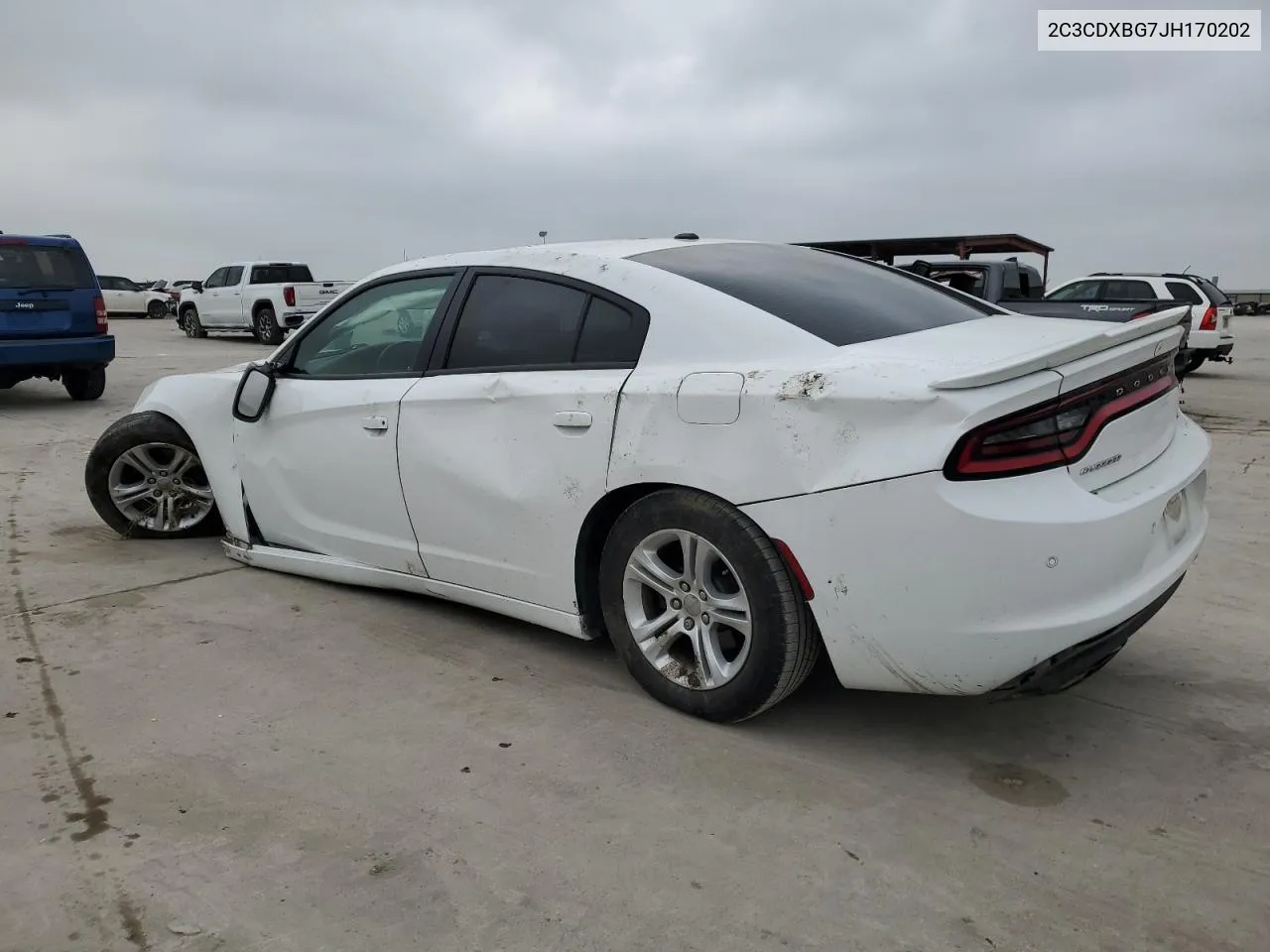 2018 Dodge Charger Sxt VIN: 2C3CDXBG7JH170202 Lot: 51568524